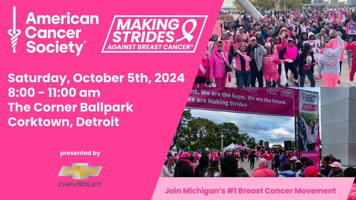 Making Strides Against Breast Cancer of Detroit presented by Chevrolet