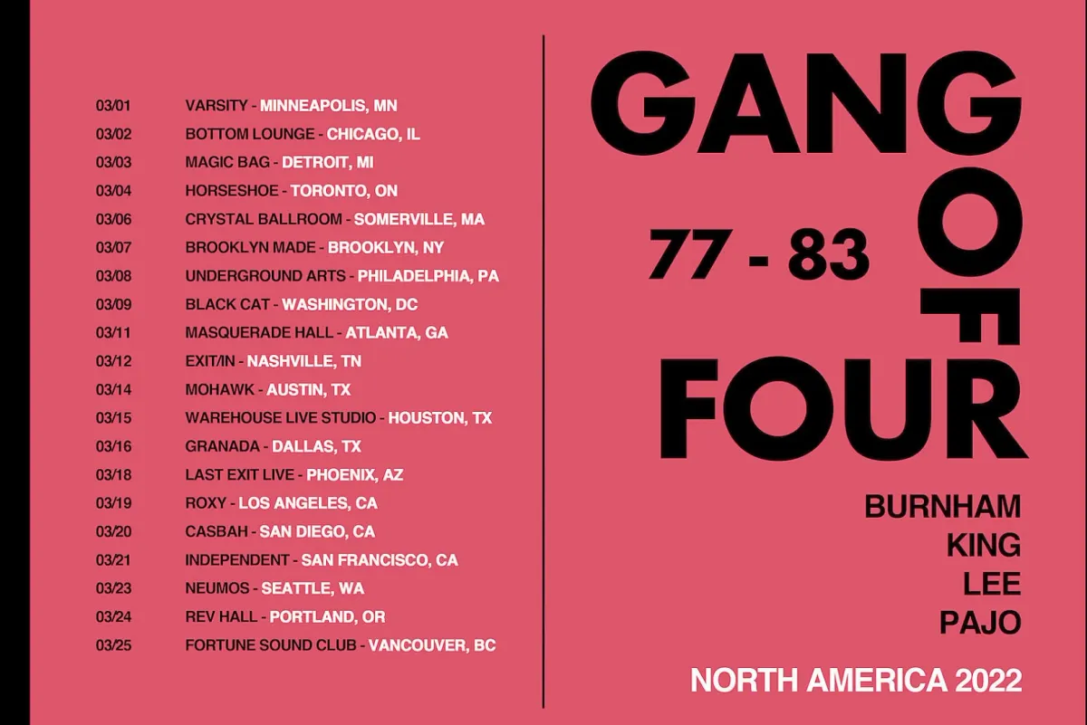 Gang Of Four (21+)