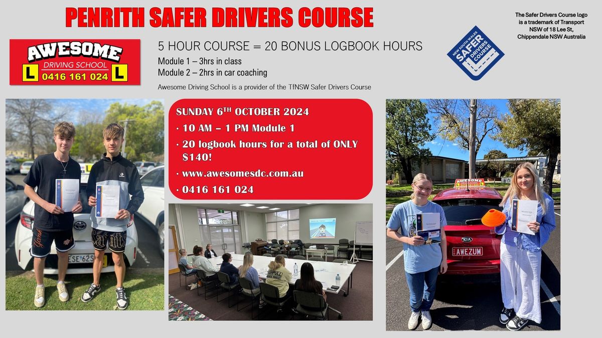 Penrith Safer Drivers Course