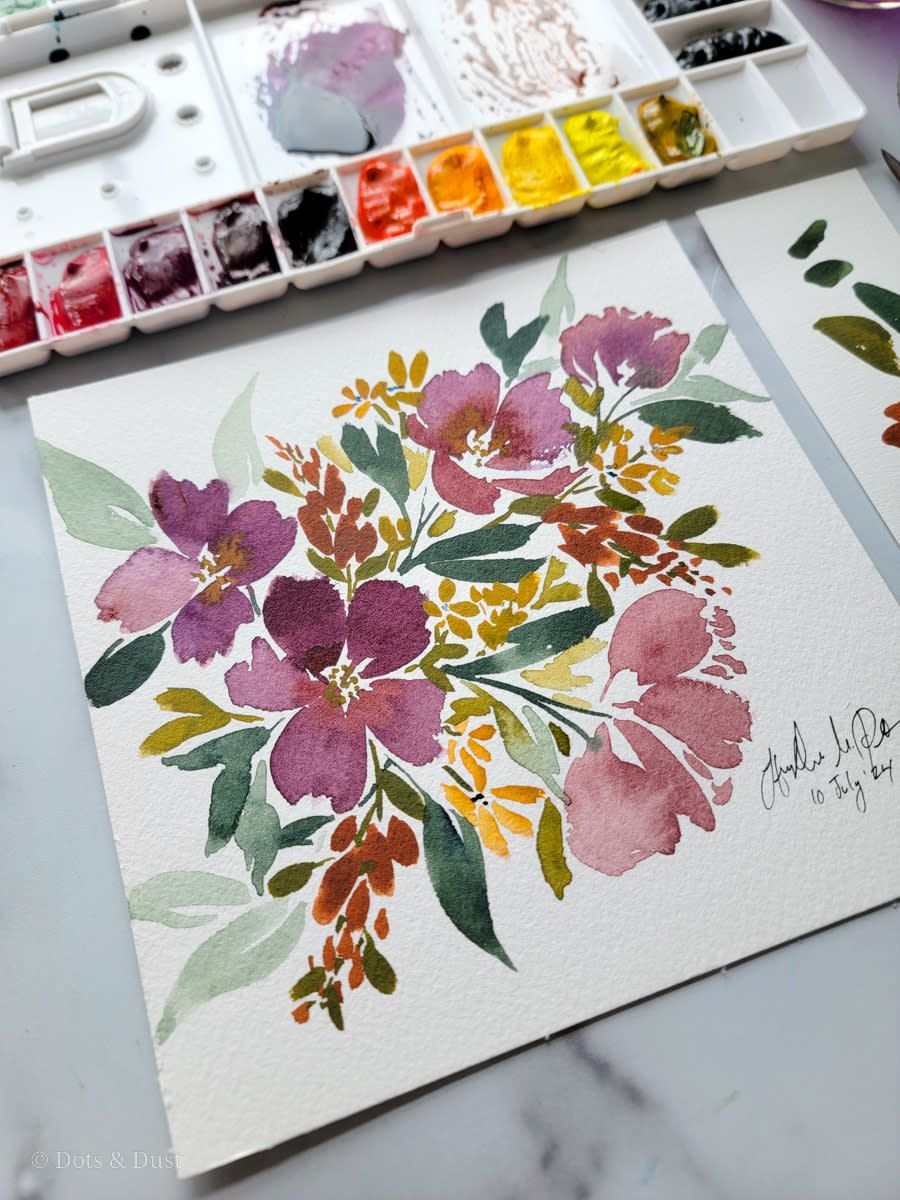 10\/26 - Fall Florals Watercolor Workshop