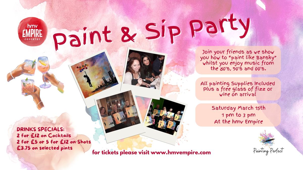 PAINT AND SIP PARTY