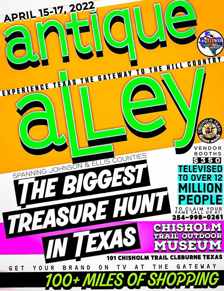 ANTIQUE ALLEY The Biggest Treasure Hunt in Texas WILL BE ON TV