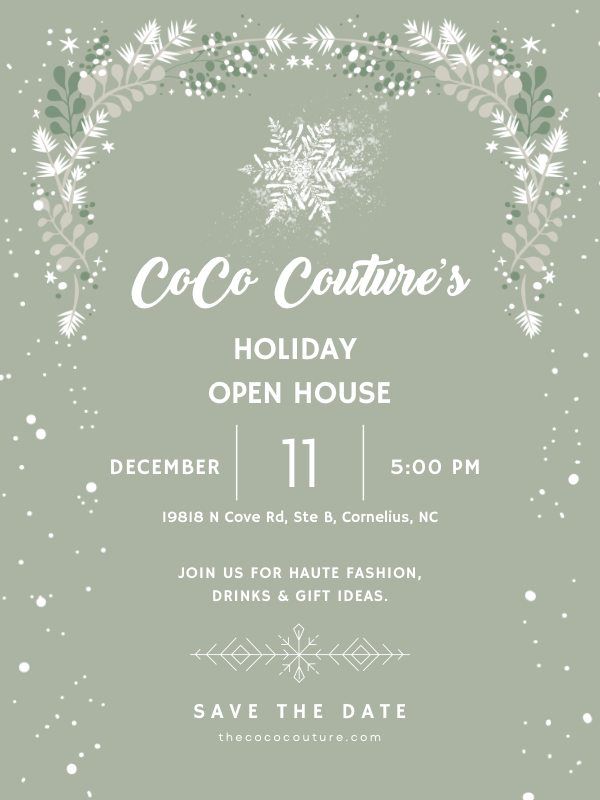 CoCo Couture's Holiday OPEN HOUSE 