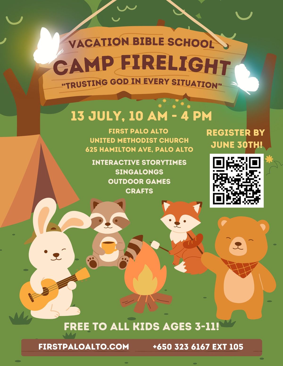 One-Day VBS: Camp Firelight! \ud83c\udfd5\ufe0f