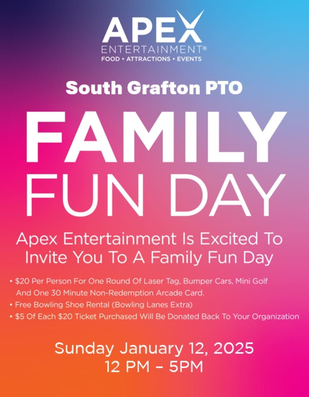 Family fun day at Apex!