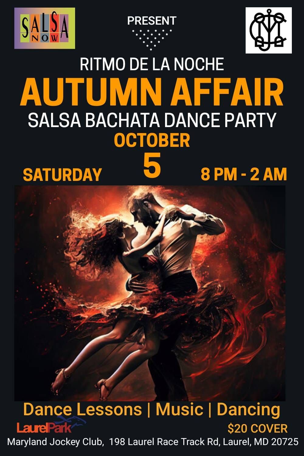 Ritmo De La Noche Autumn Affair, Salsa Bachata Latin Dance Party