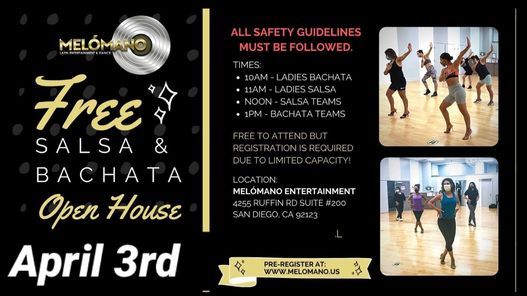 Melomano Salsa & Bachata Free Open House! 4\/3