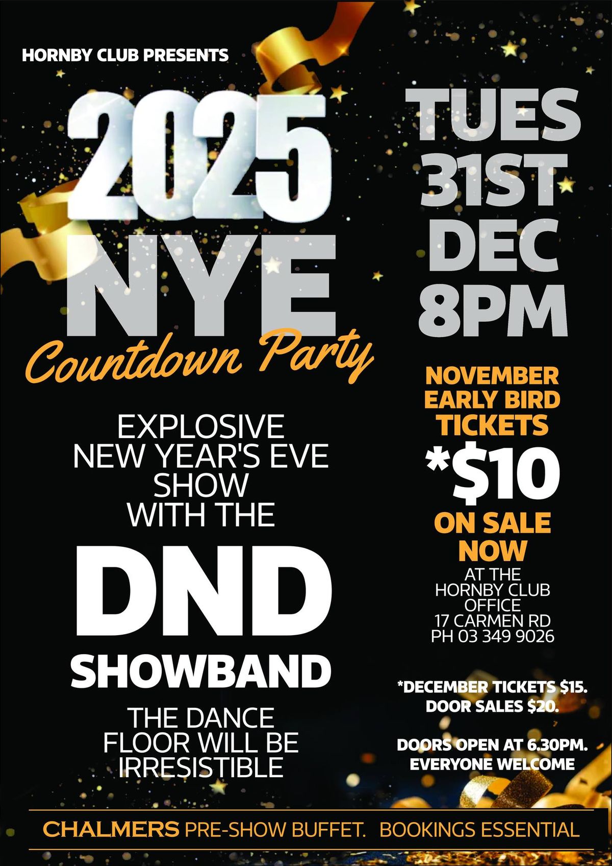 NYE 2025 COUNTDOWN PARTY