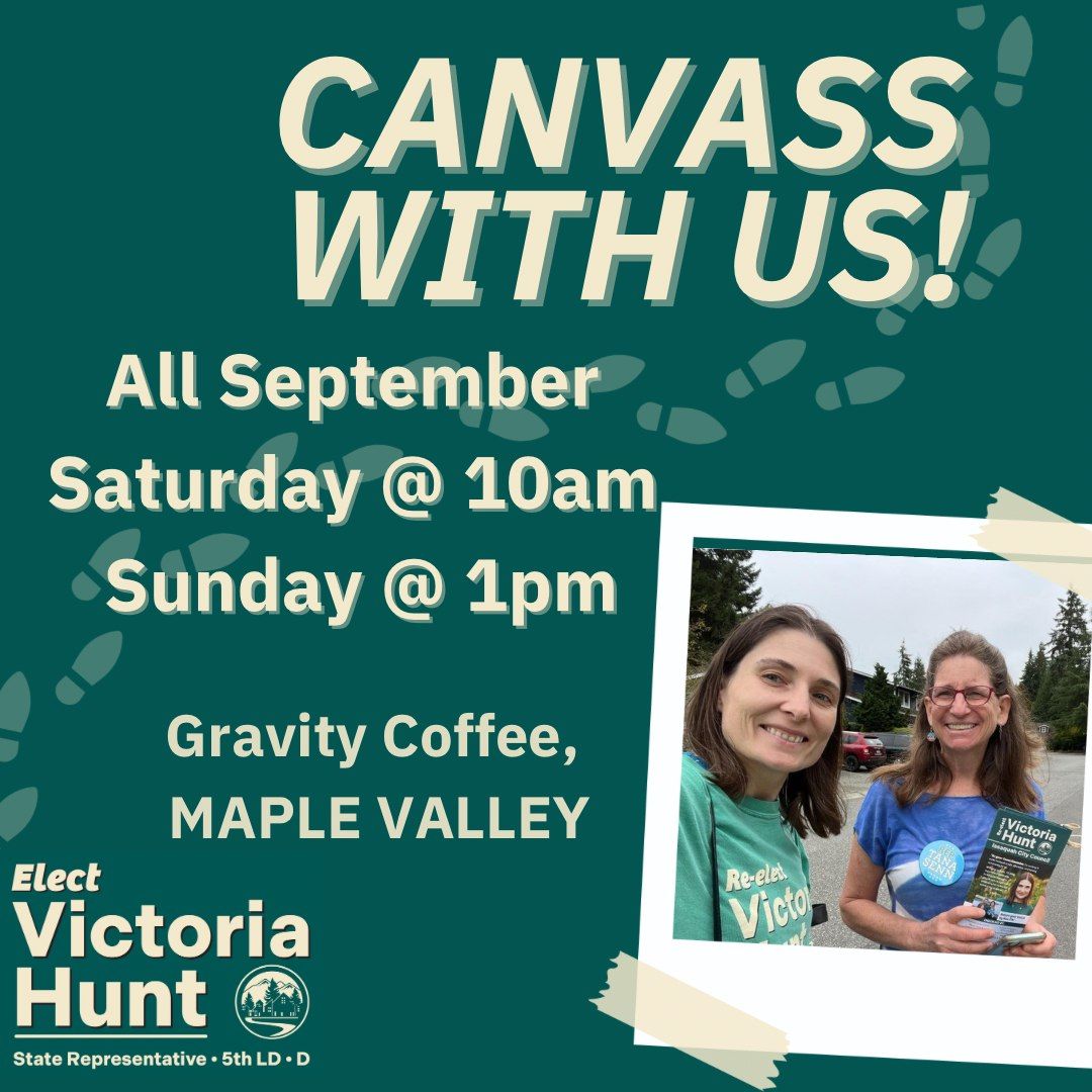 Maple Valley Canvass! Let\u2019s DO SOMETHING! 