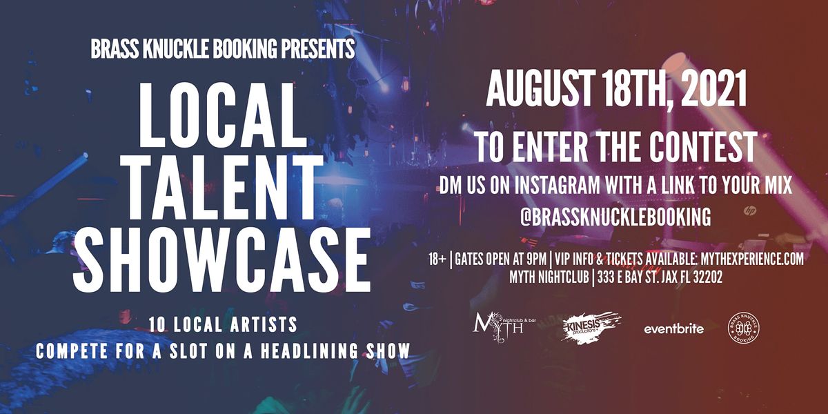Brass Knuckle Booking Presents: Local Talent Showcase | 8.18.21
