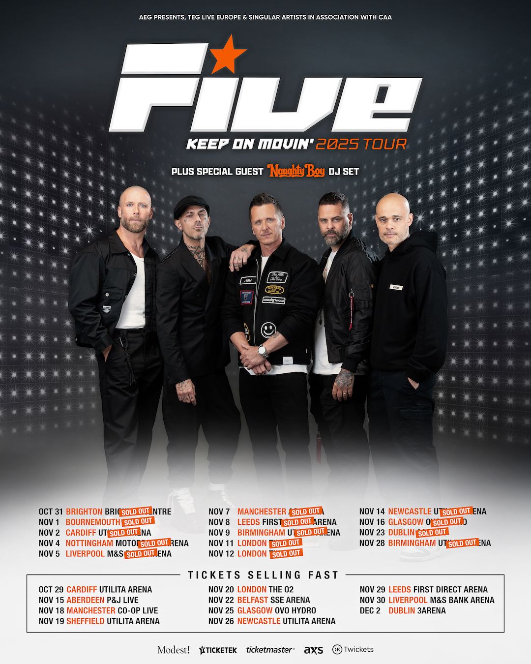 Five Glasgow Tickets