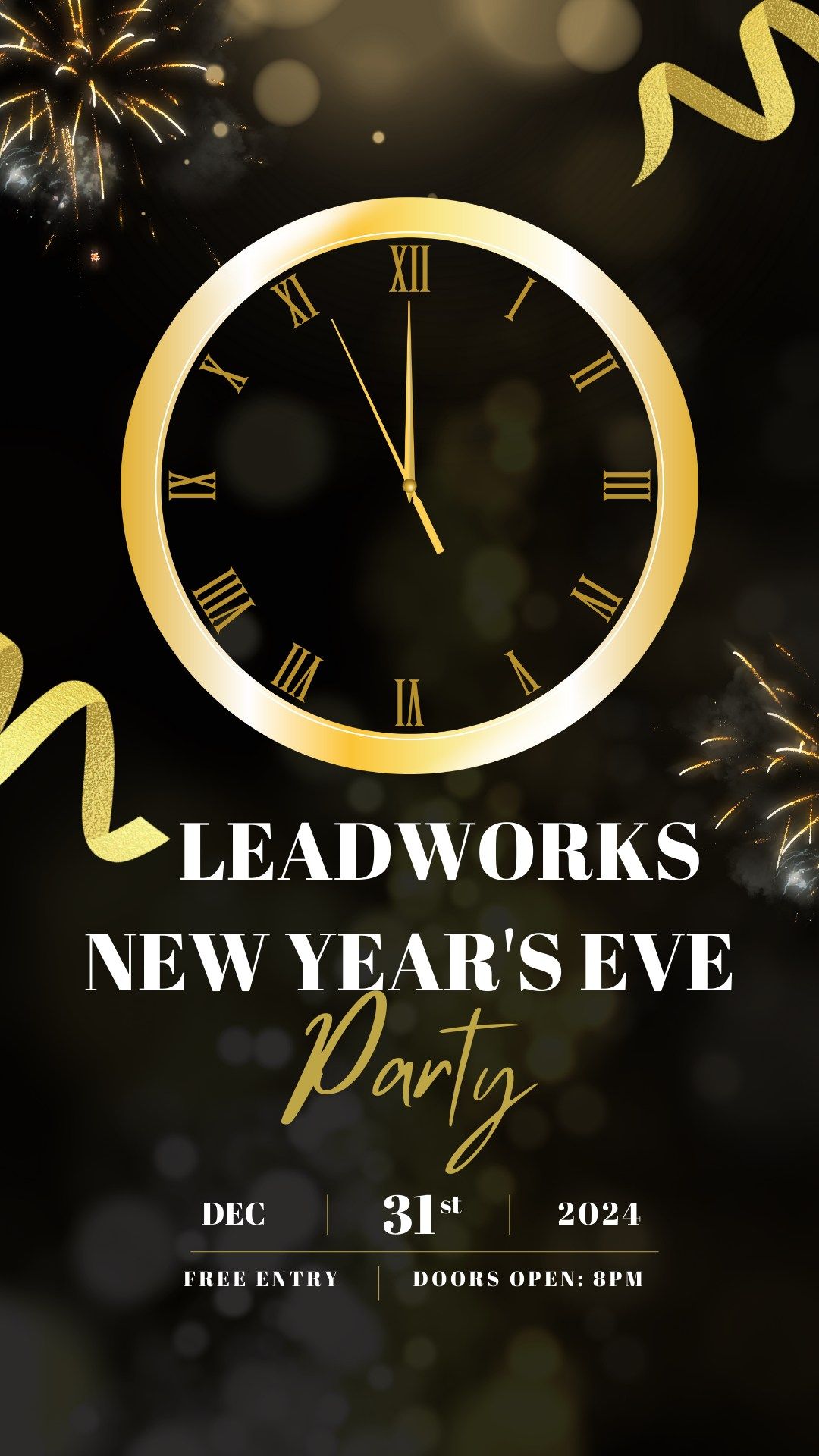 Leadworks New Years Eve Party