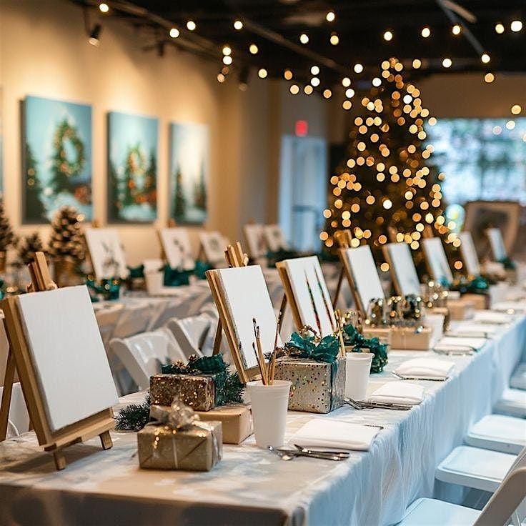 Santa\u2019s vixens paint and pour