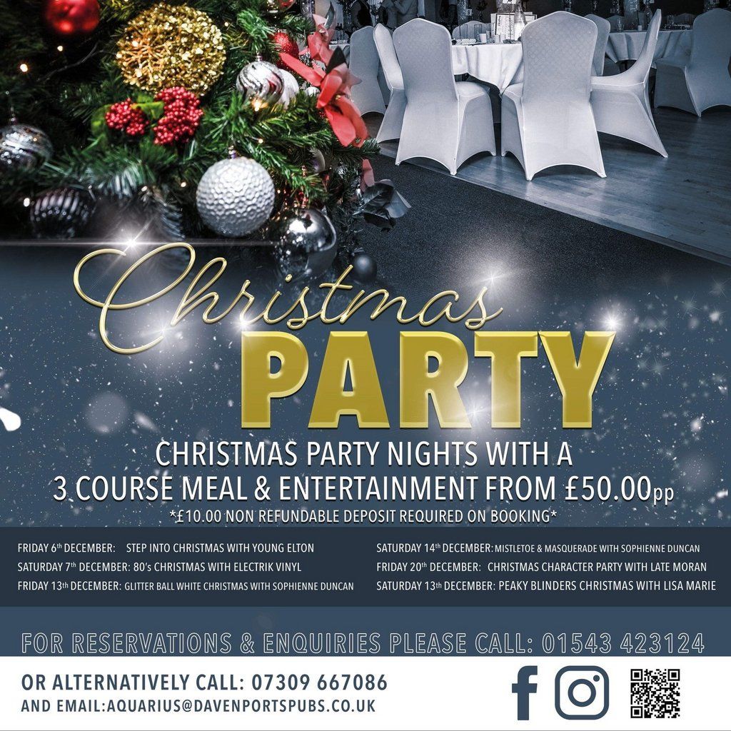 Step Into Christmas Party at Aquarius