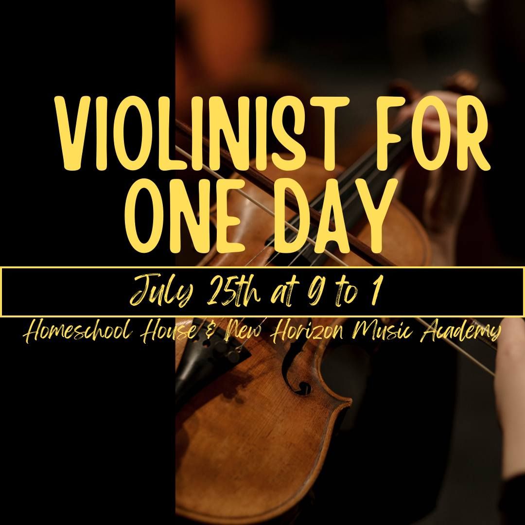 Violinist for One Day Camp