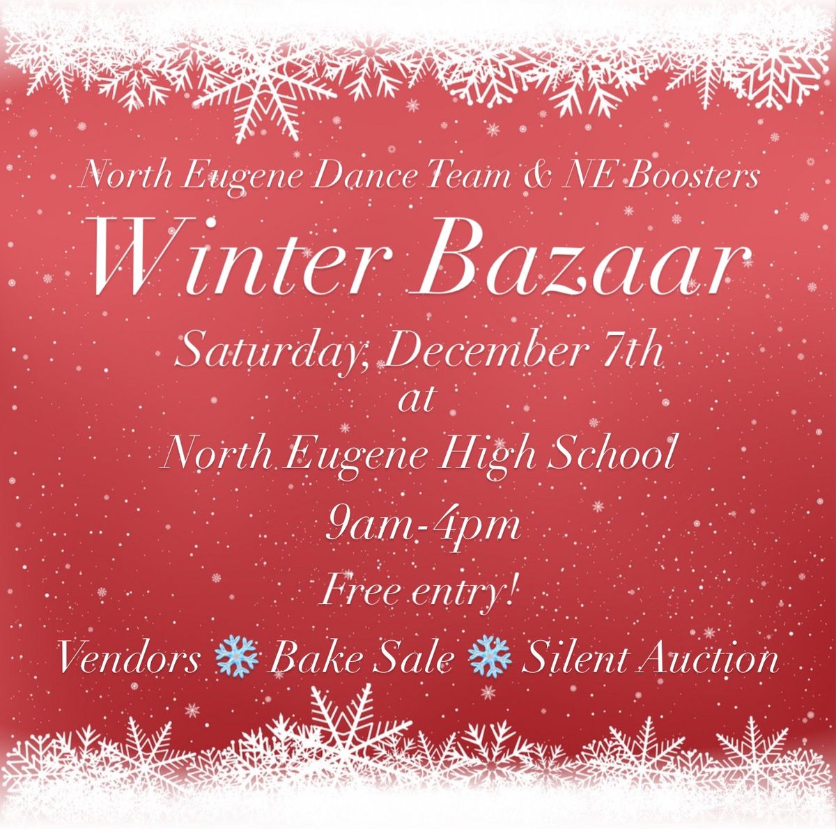 NEHS Winter Bazaar 