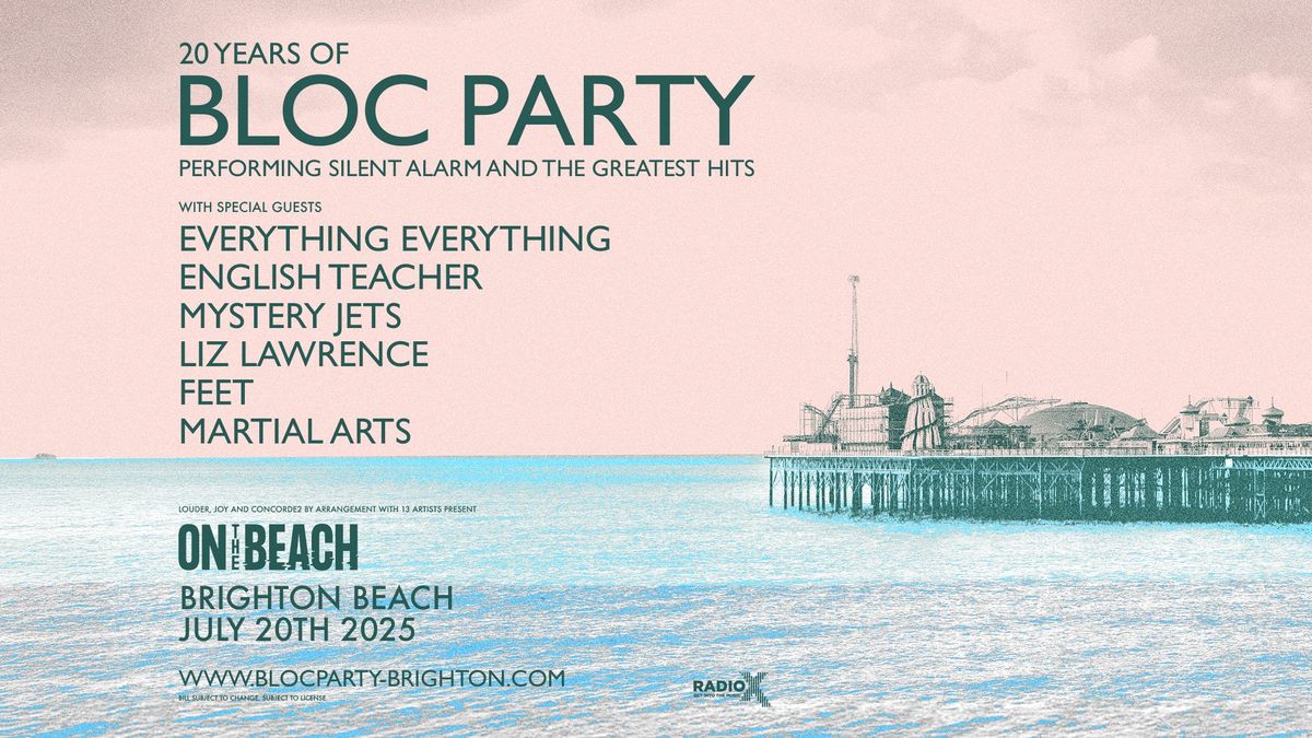 Bloc Party, On The Beach Brighton 2025