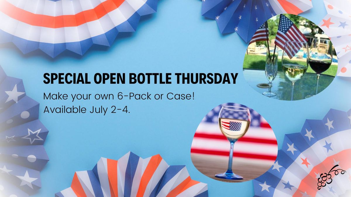 Open Bottle Thursday