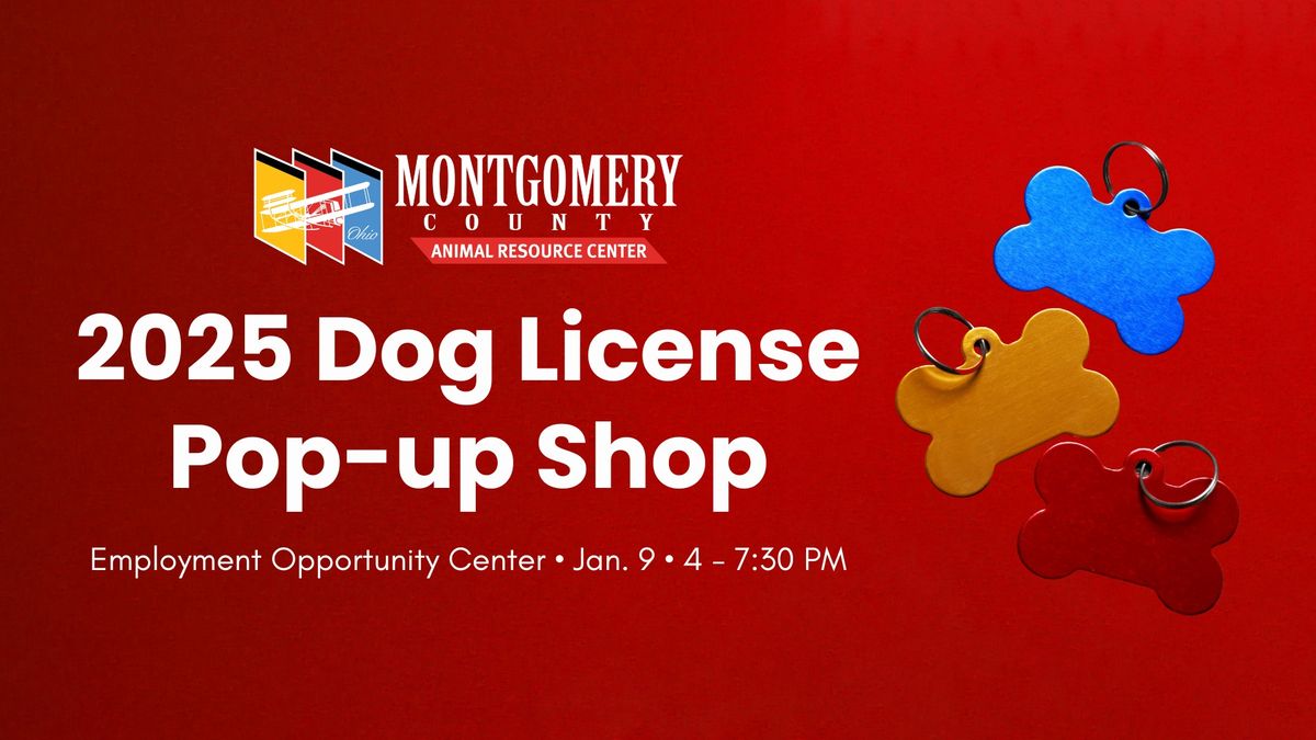 2025 Dog License Pop-up Shop