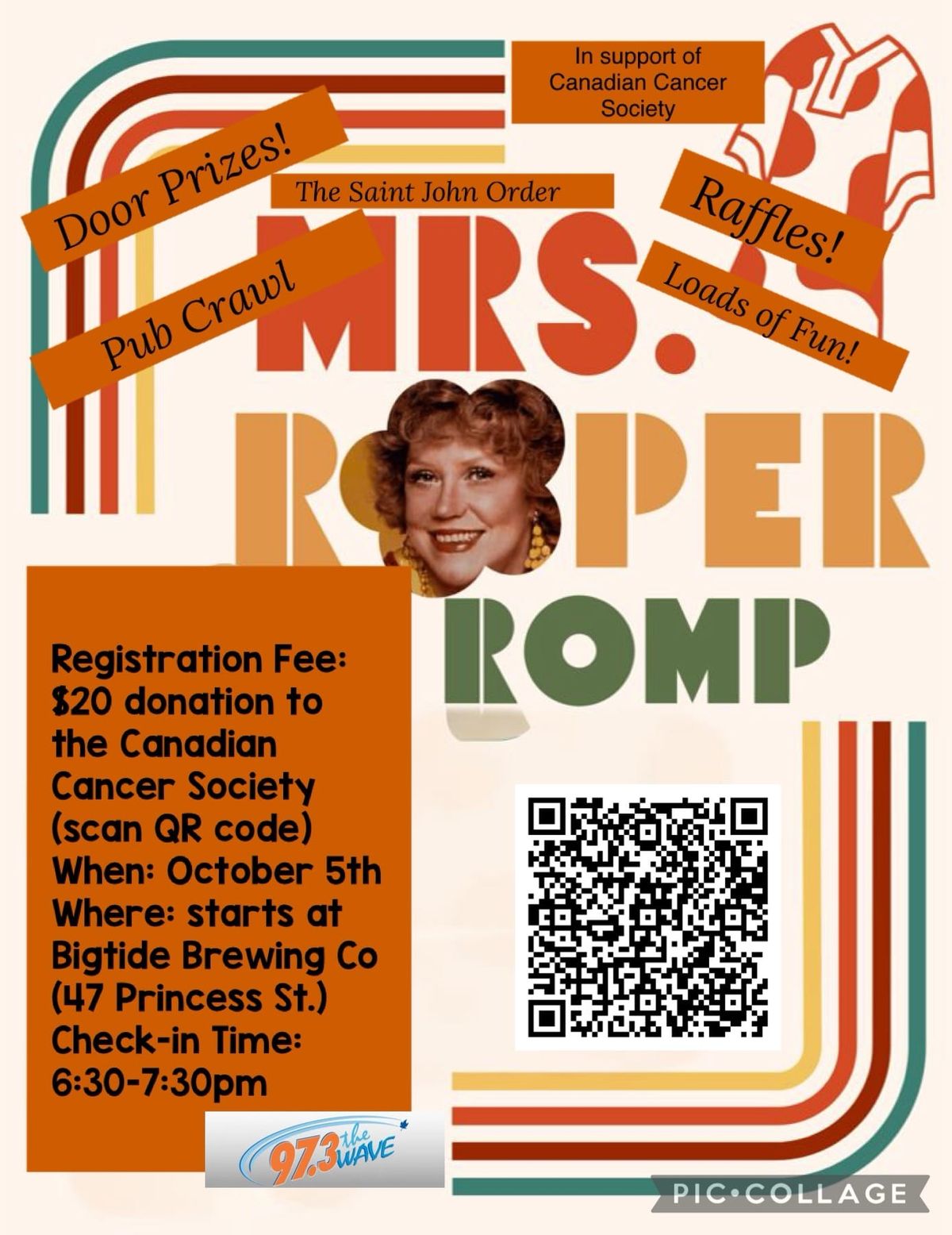 Mrs. Ropers Romp fundraiser