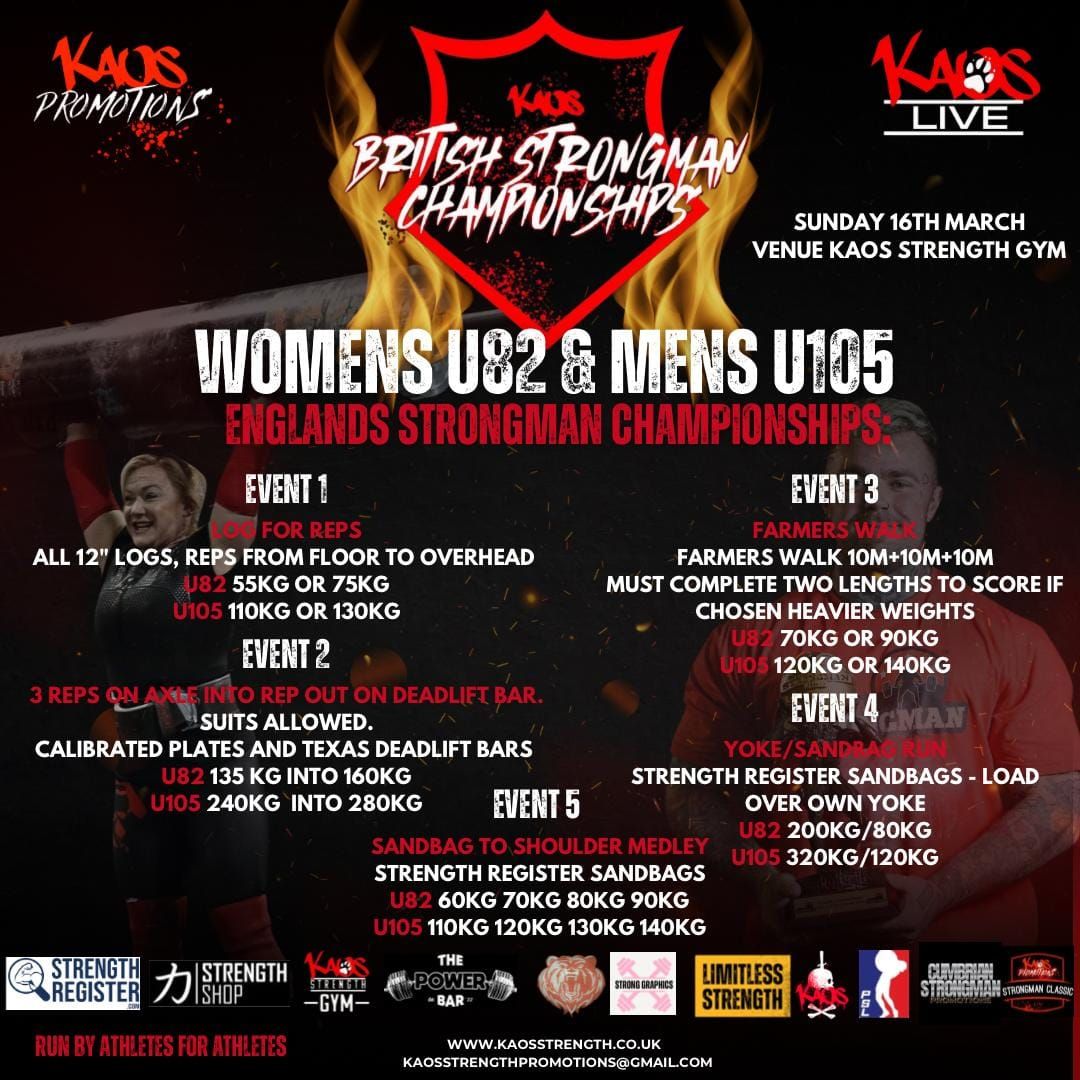 Kaos English Championships U82\/U105