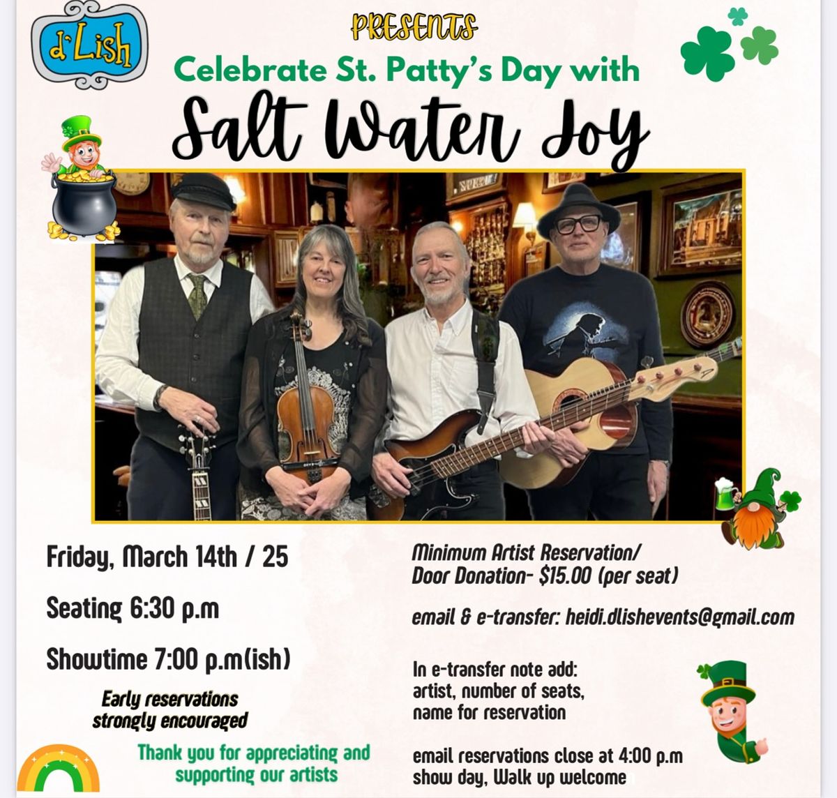 St. Patty\u2019s Day with Salt Water Joy- A wee bit of d\u2019Lish Irish