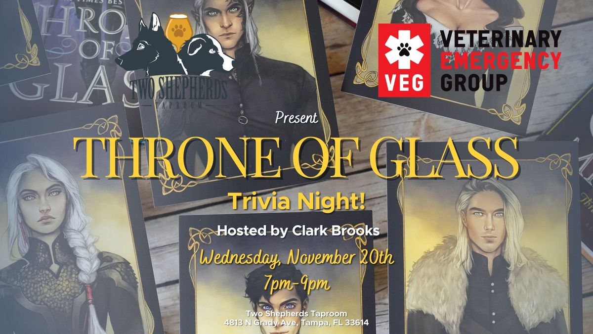 Throne of Glass Trivia Night at Two Shepherds Taproom!