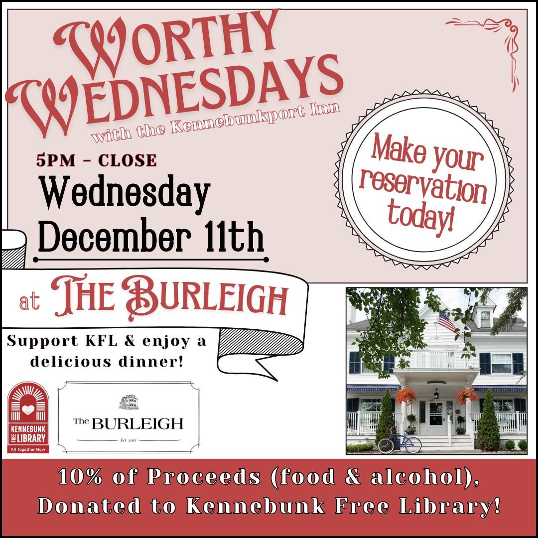 Worthy Wednesday Dinner to Benefit KFL!