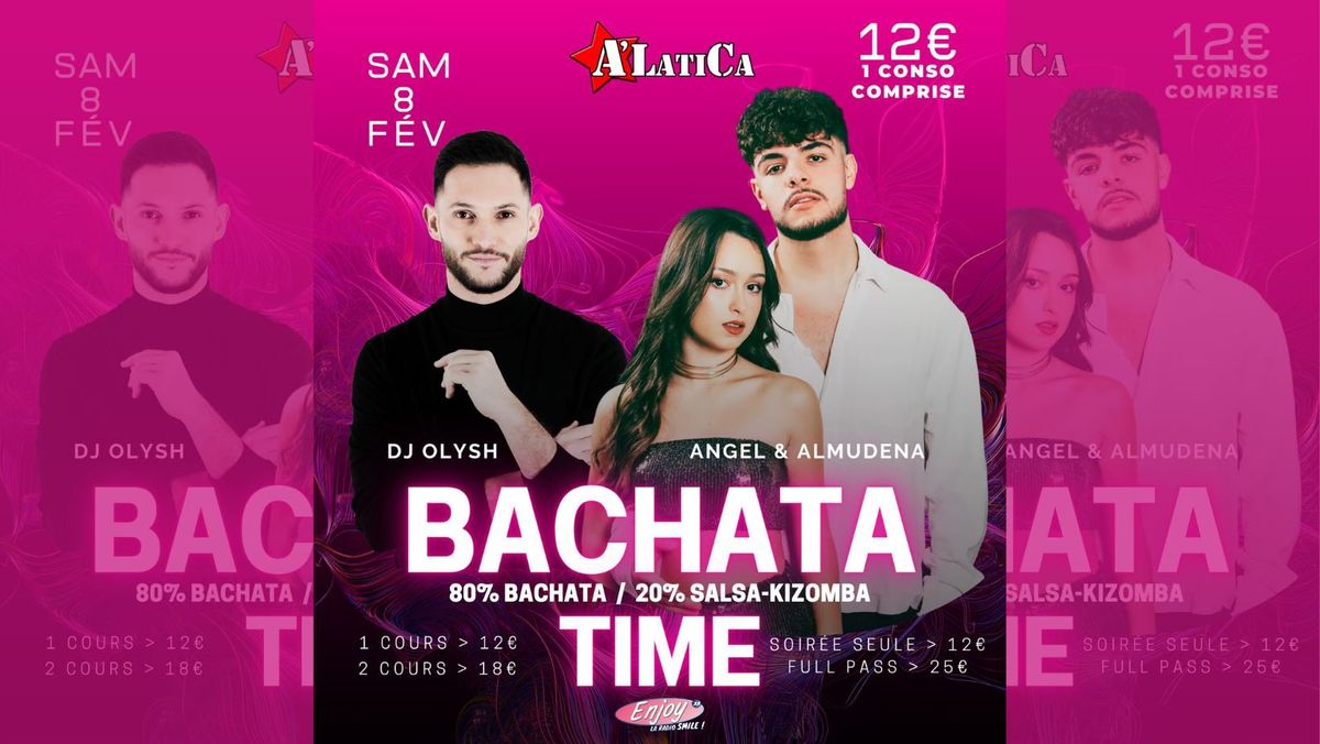 Soir\u00e9e "Bachata Time" -  Samedi 8 F\u00e9vrier 2025 - Salle Le Temple - 33600 Pessac