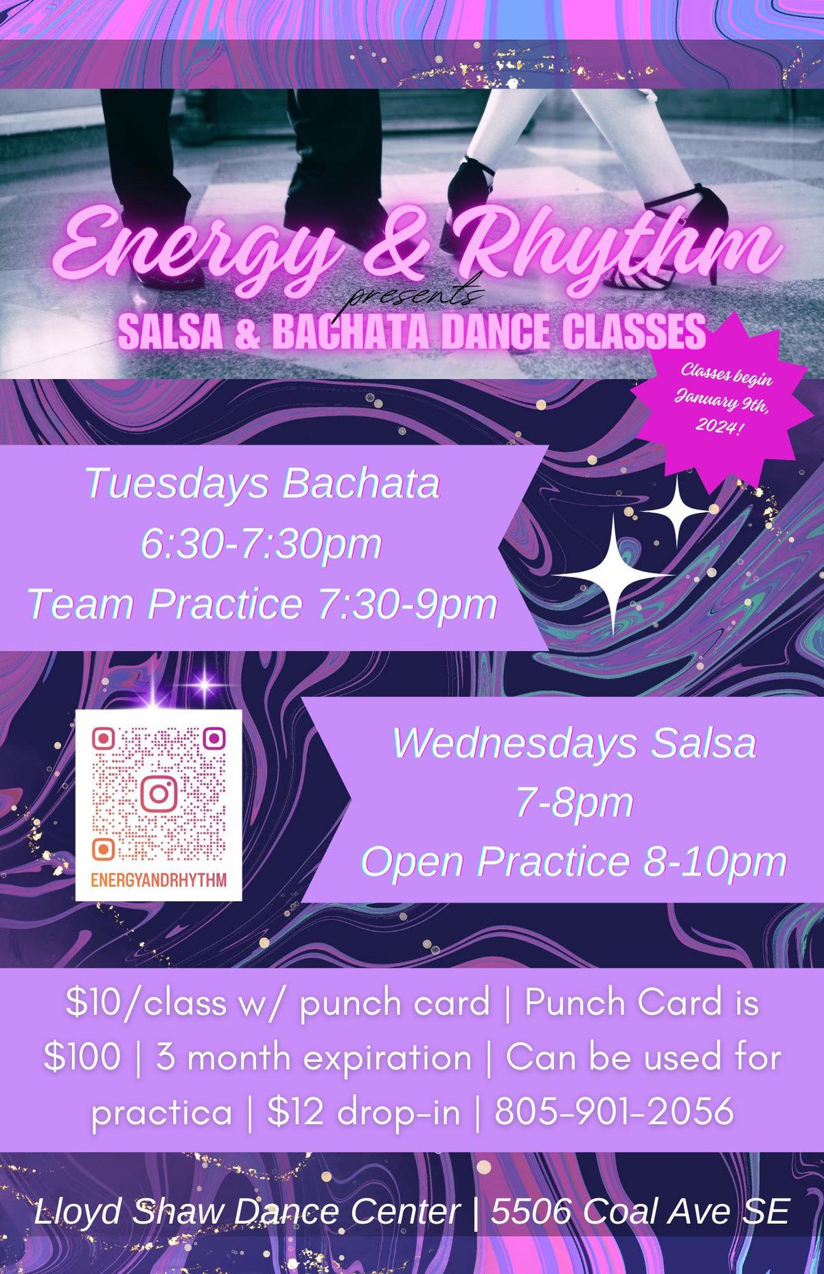 Bachata Class with Energy & Rhythm