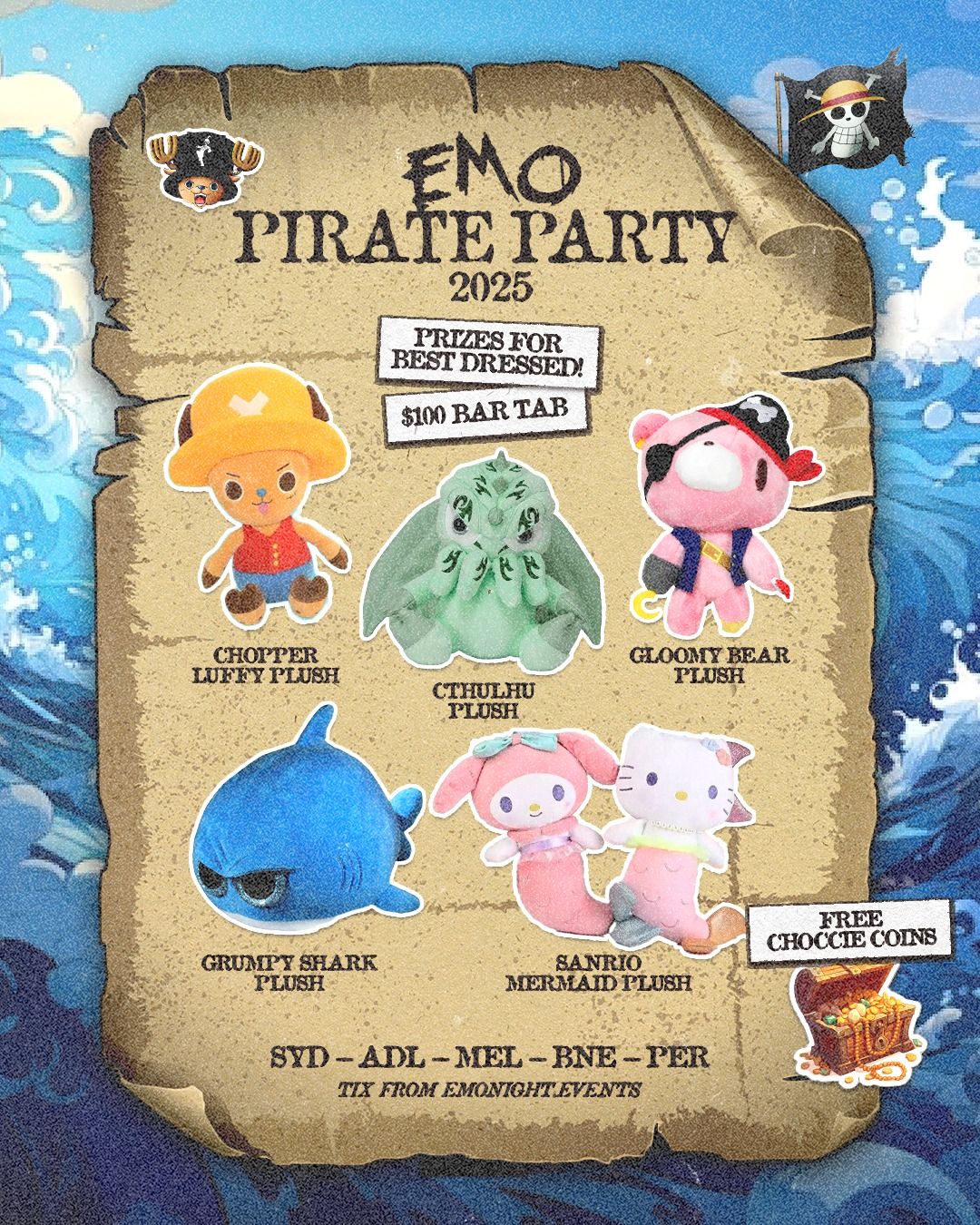 EMO PIRATE PARTY 2 - EMO NIGHT BRISBANE 2025