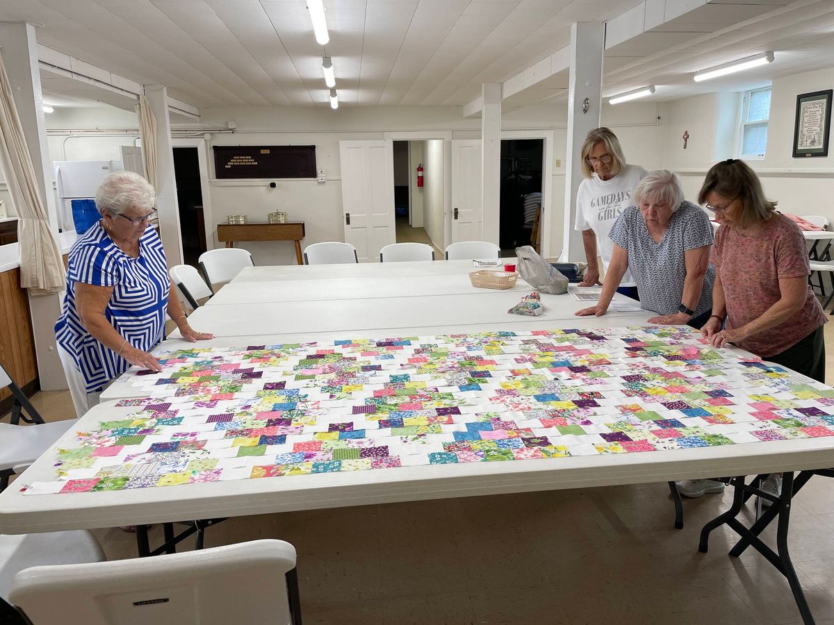 Sneak Preview of the CWF Quilt being created for the Lord's Auction Auction