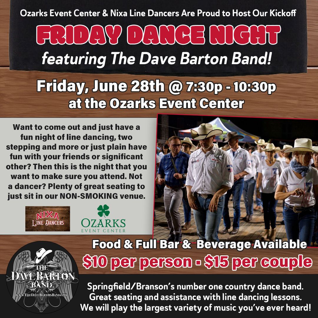 Friday Dance Night - Featuring The Dave Barton Band