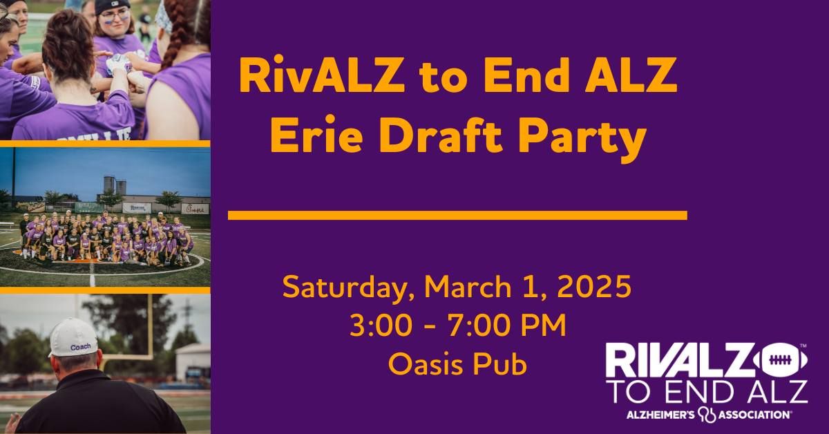 RivALZ to End ALZ Erie Draft Party