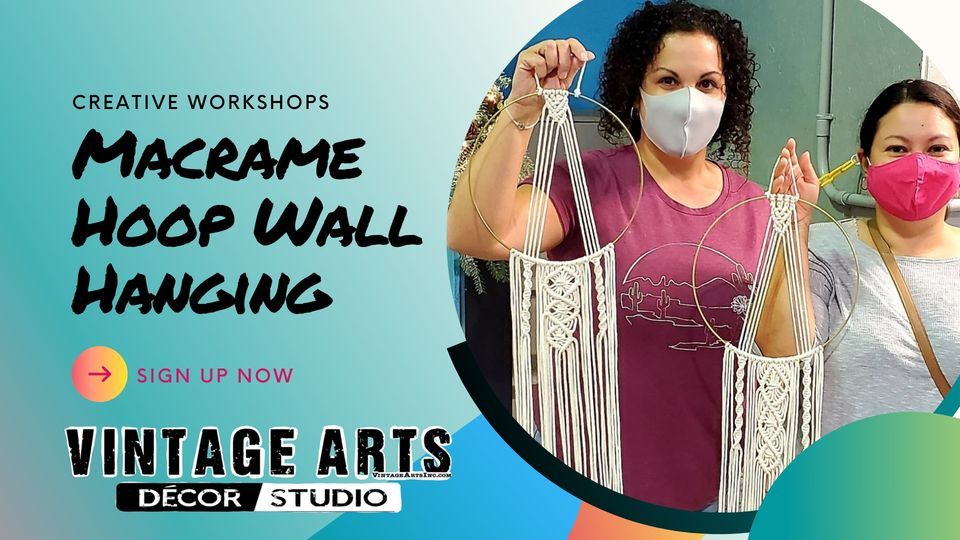 Macrame Workshop - Hoop Wall Hanging