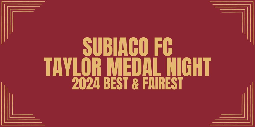 2024 Taylor Medal Night