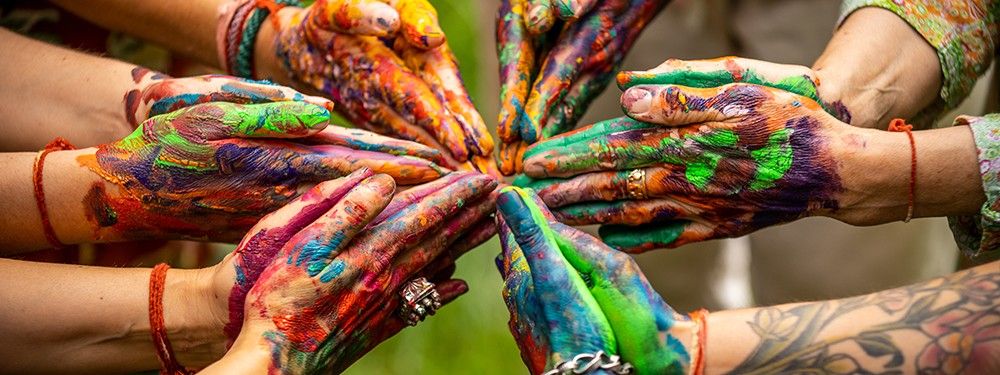 7 Tage Soul- Painting Retreat, Oktober 2024- Meditation, Yoga und Malen im Taunus