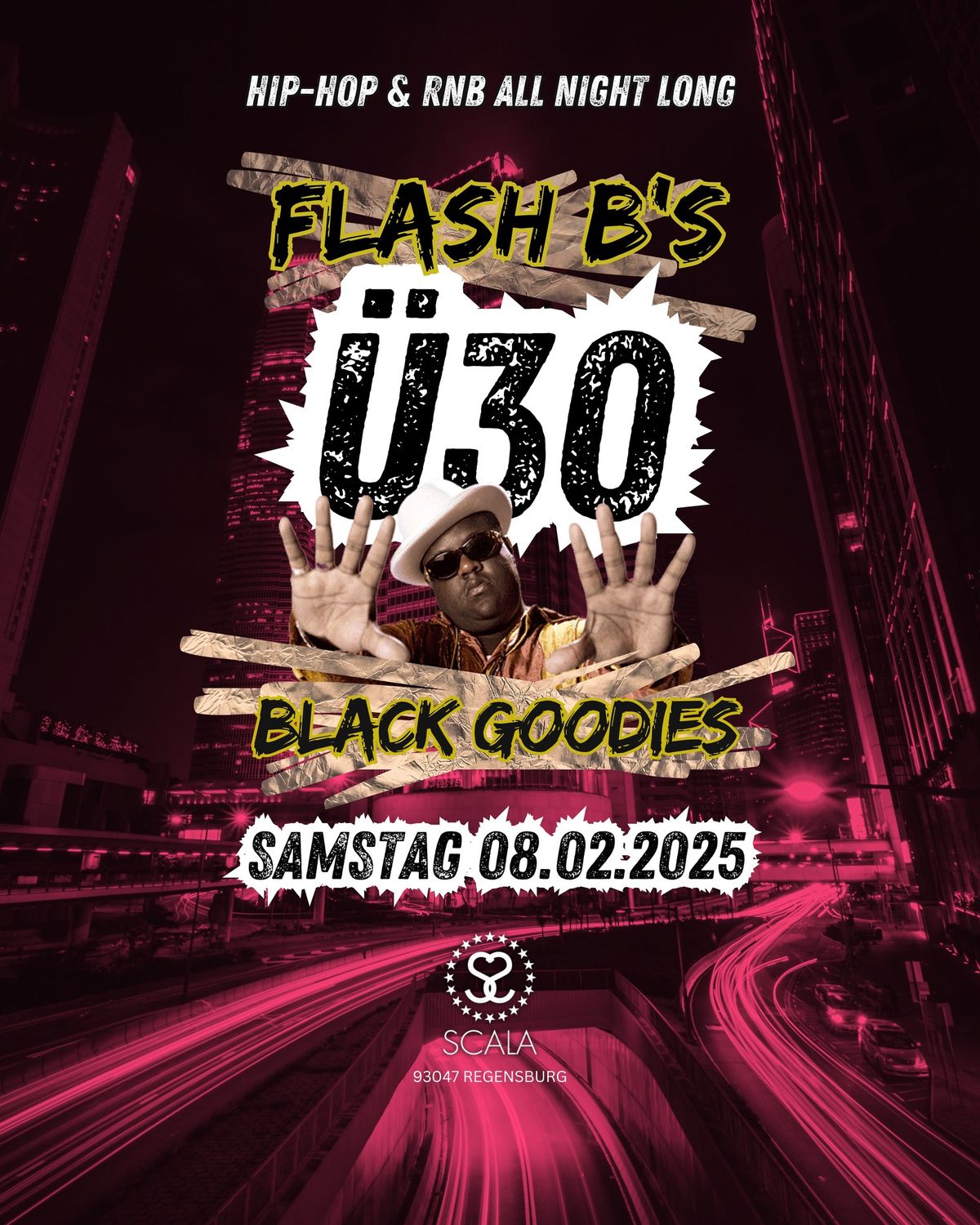 Flash B`s \u00dc30 Black Goodies Samstag 08.02.2025