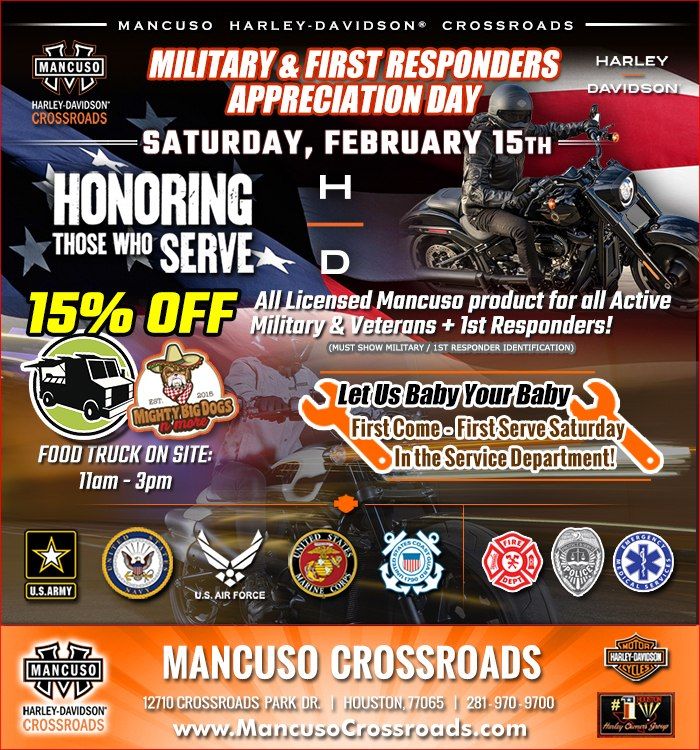 Military & First Responders Appreciation 