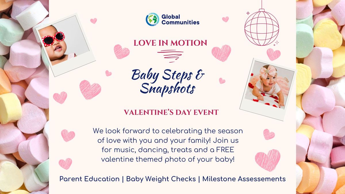 Baby Steps & Snapshots El Cajon: Valentine's Day baby meet up