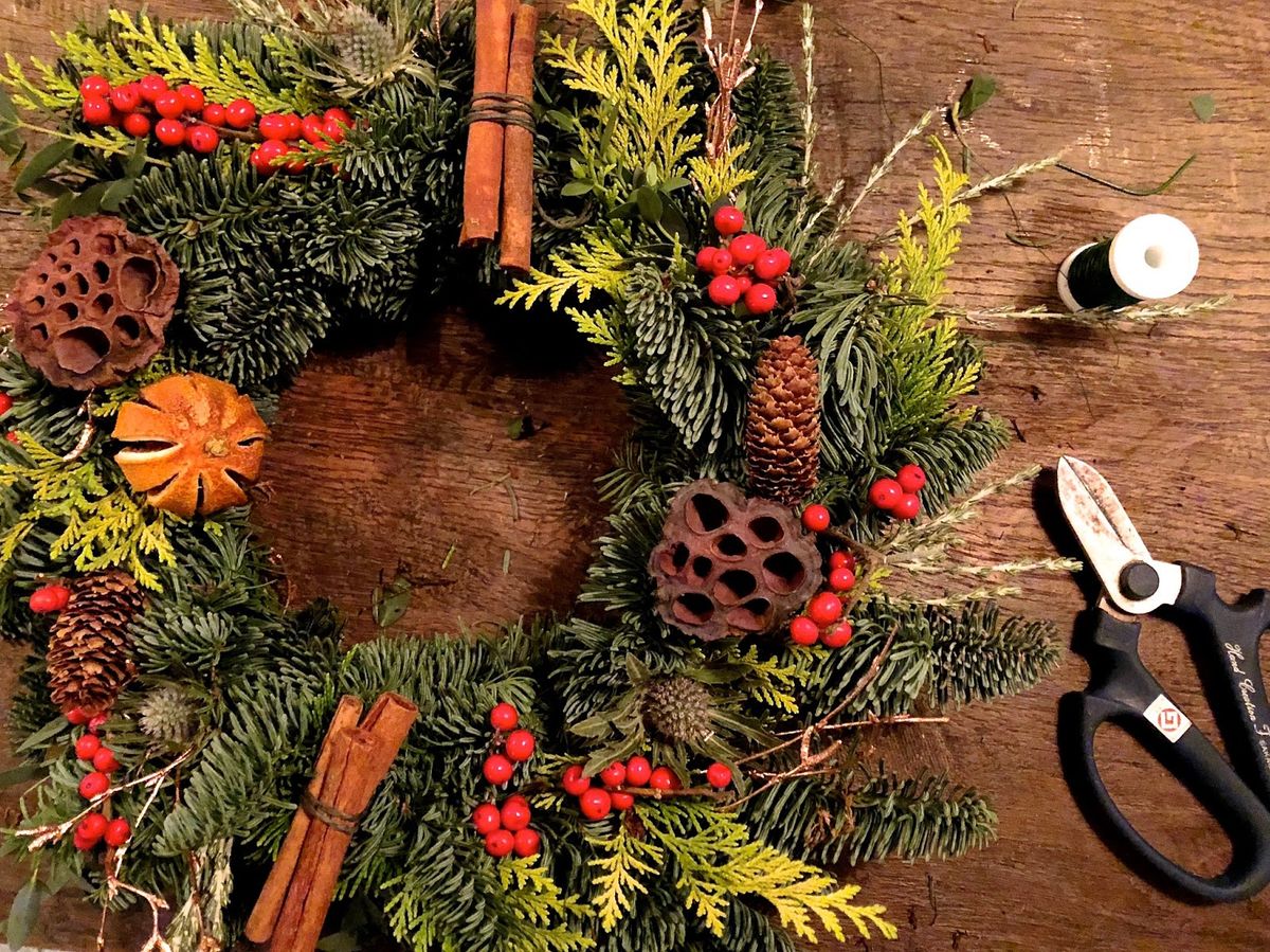 Thursday Evening Christmas Wreath Workshop