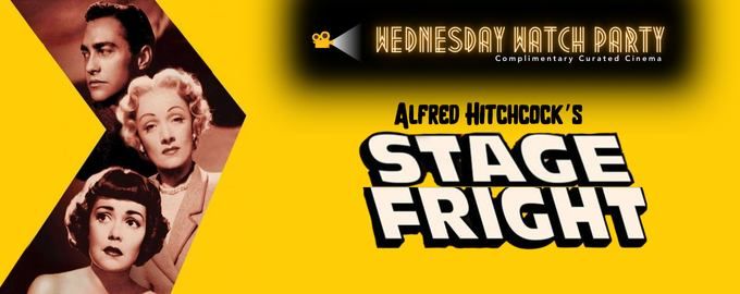 ALFRED HITCHCOCK'S STAGE FRIGHT (1950) - FREE FILM SERIES