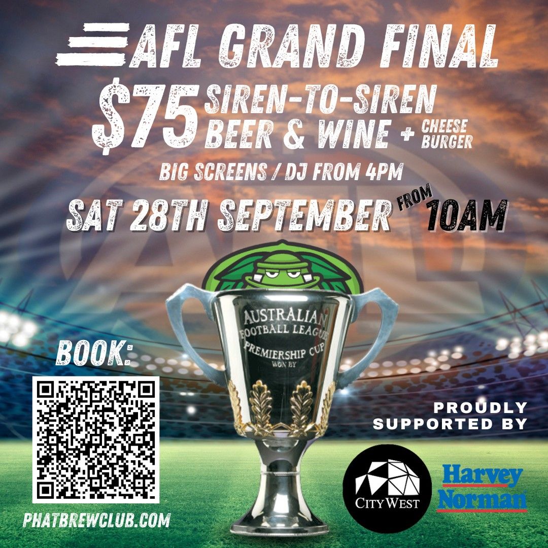 AFL Grand Final at Phat Brew Brewery