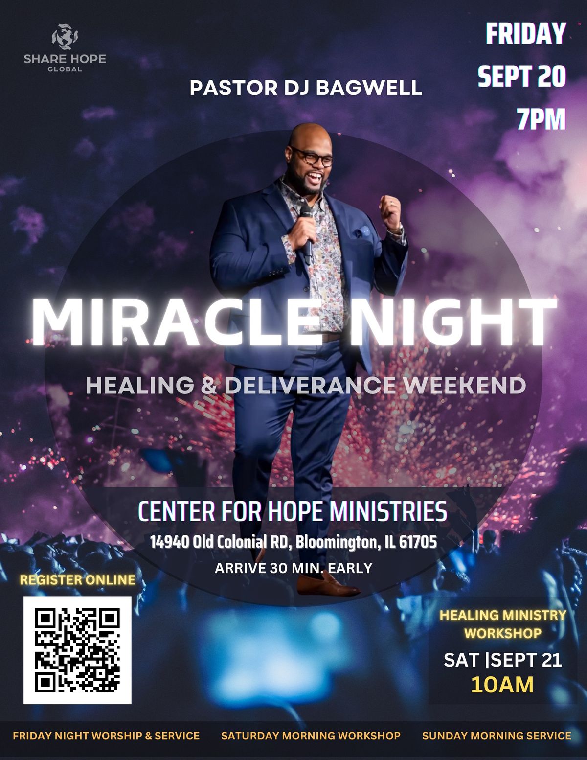 Miracle Night:  Healing & Deliverance Weekend