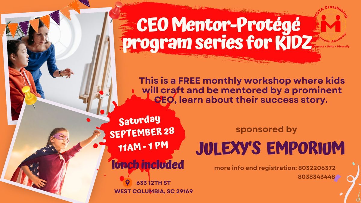 FREE CEO Mentorship for kids workshop