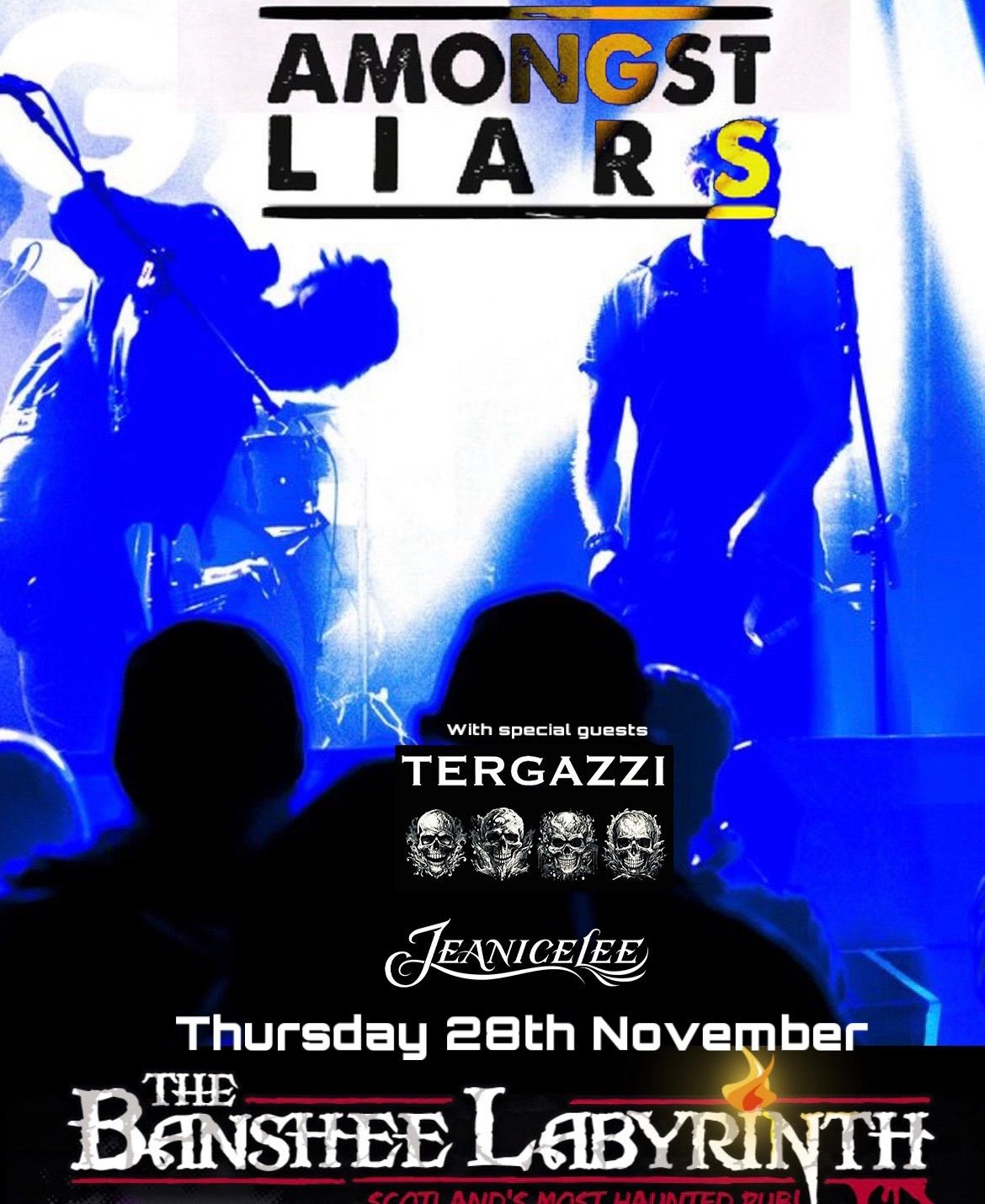 Amongst Liars with Tergazzi & Jeanicelee at The Banshee Labryinth, Edinburgh 