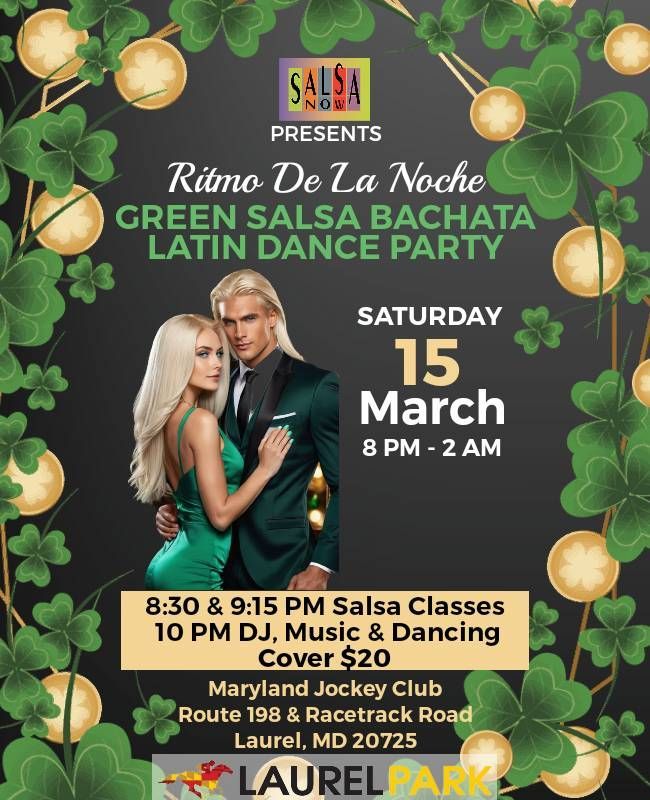 Ritmo De La Noche Green Salsa Bachata Dance Party