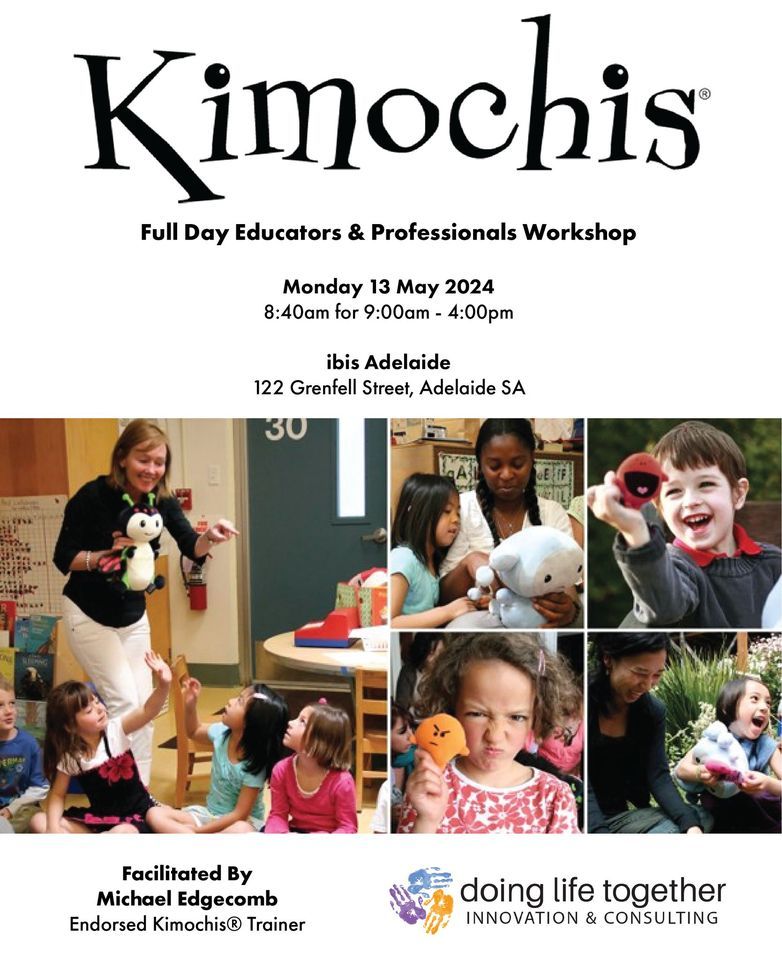 Kimochis\u00ae Full Day Educators & Professionals Workshop ADELAIDE