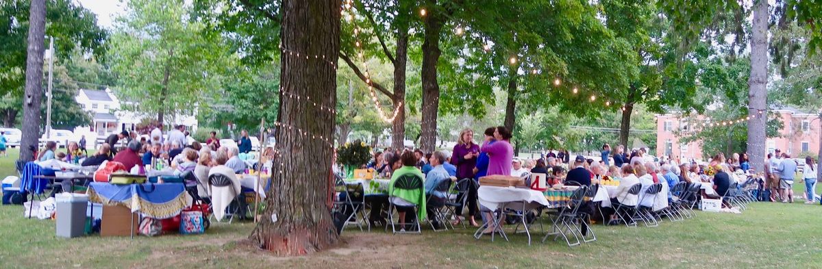 Dinner on the Amherst Green