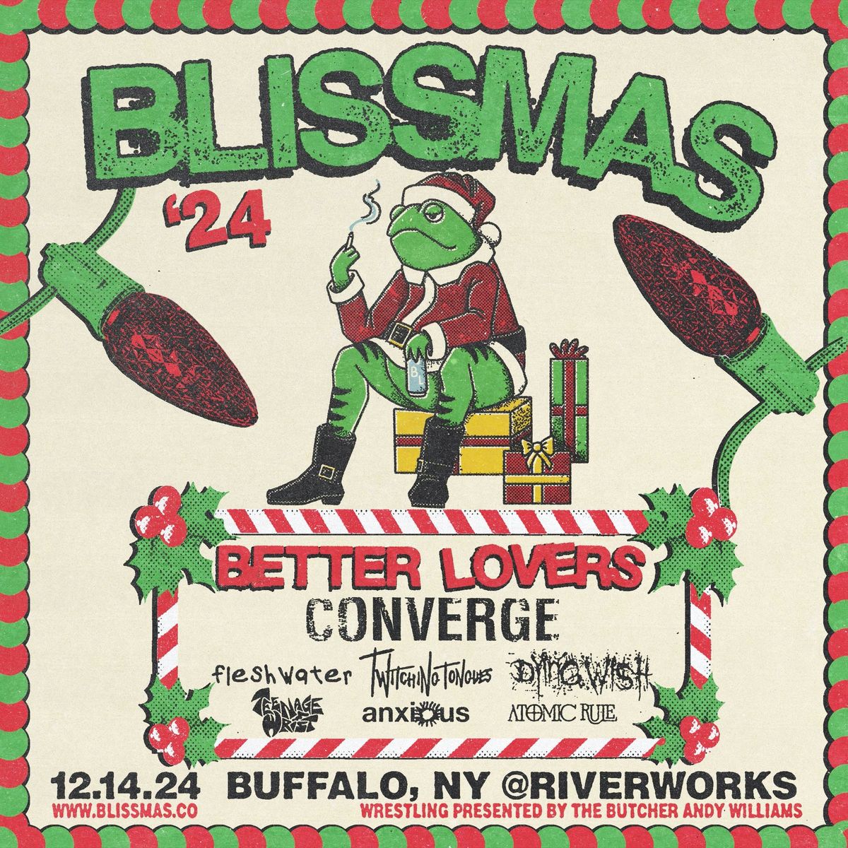 BLISSMAS 2024 w\/ Better Lovers - December 14 at Buffalo RiverWorks